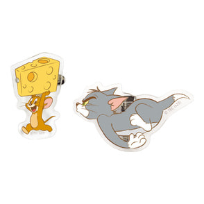 トムとジェリー 2wayアクリルバッジセット おいかけっこ