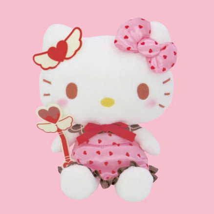 ❤️レトロ ハローキティ オーガニックコットン ぬいぐるみ (L