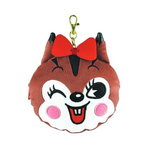 お菓子シリーズ ぬいぐるみパスケース クッピーラムネ／リス