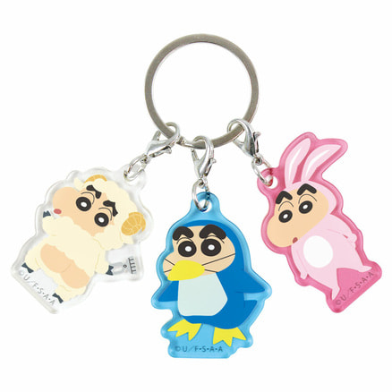 あいみょん　クレヨンしんちゃん　アクリルキーホルダー　3種類セット クレヨンしんちゃん 3Dアクリルキーホルダー17種おまとめセット