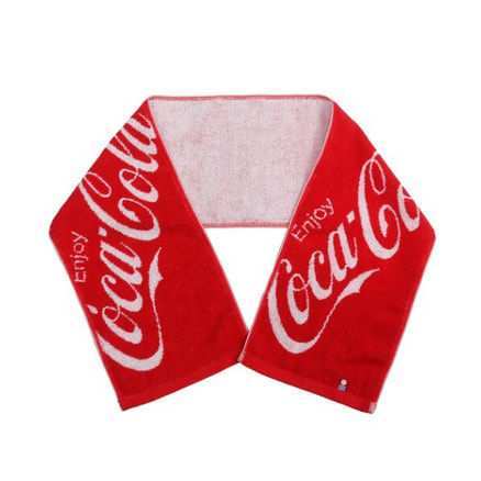 貴重で珍しく大きな(1,52m)Coca-Cola ノベルティタオル コカ・コーラ - 新品コカ・コーラ ノベルティ クールタオルの