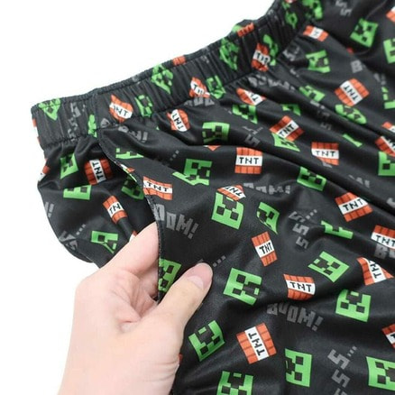 マインクラフト 5分丈ステテコ ブラック（LLサイズ）（TS0650388