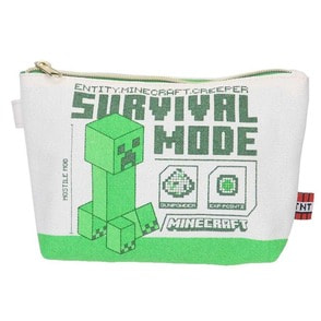 マインクラフト　布船型ポーチ グリーン