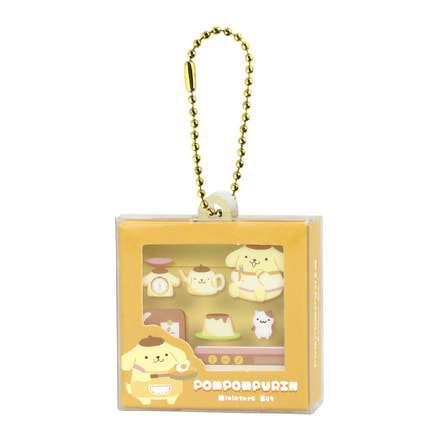 ポムポムプリン　ぬいぐるみ　サンリオ　ネックストラップ　平成レトロ ポムポムプリン ぬいぐるみストラップ（ミラクルギフトパレード