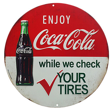 COCA COLA コカコーラ グッズ アンティーク ポスター メタル