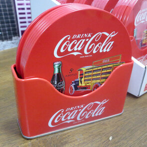 コカコーラコースターセット SET／6（TS0650447）｜レトロ