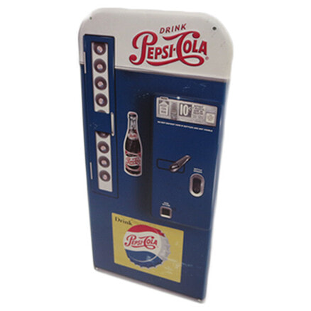 ダイカットエンボスメタルサイン PEPSI‐COLA VENDING MACHINE
