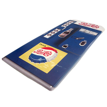 ダイカットエンボスメタルサイン PEPSI‐COLA VENDING MACHINE