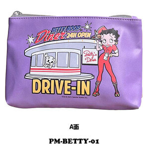 ベティブープ スクエア ポーチ／PM-BETTY-01