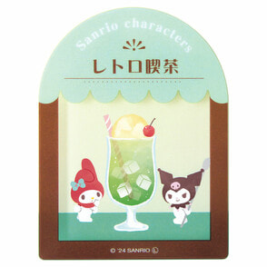 喫茶サンリオ クリームソーダ マグネット シナモン マイメロ　キティ　プリン サンリオ喫茶 クリームソーダ マグネット まとめ売り マイ