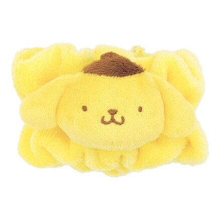 ポムポムプリン　ポーズがとれるぬいぐるみ　バースデーシリーズ　ケープ付き 4月16日のお誕生日を記念♡「ポムポムプリン レトロポーズ