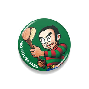 プロゴルファー猿03 76mm缶バッジ 藤子不二雄A アニメ 漫画LCB-162