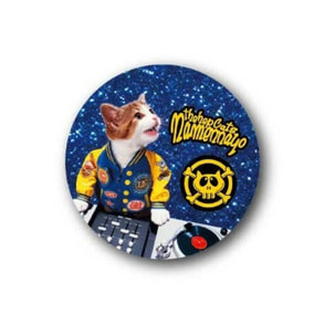 LCB-311 なめ猫 DJ なめ猫76mm缶バッジ（TS0650528）｜レトロ