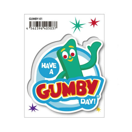 GUMBY-01 HAVE A GUMBY DAY! ガンビー クレイアニメ ステッカー(GUMBY-01)
