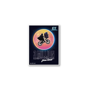 E.T. ポスターミニステッカー 3MILLION LIGHT YEARS ET-003