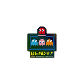 PAC-MAN ホログラムステッカー READY！ ドット パックマン ゲーム PAC018