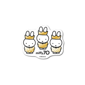 miffy70周年 ホログラムステッカー02 ミッフィー 記念 MIF70-010