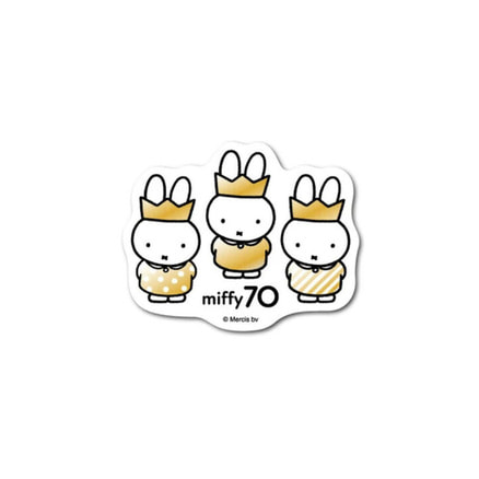 miffy70周年 ホログラムステッカー02 ミッフィー 記念 MIF70-010
